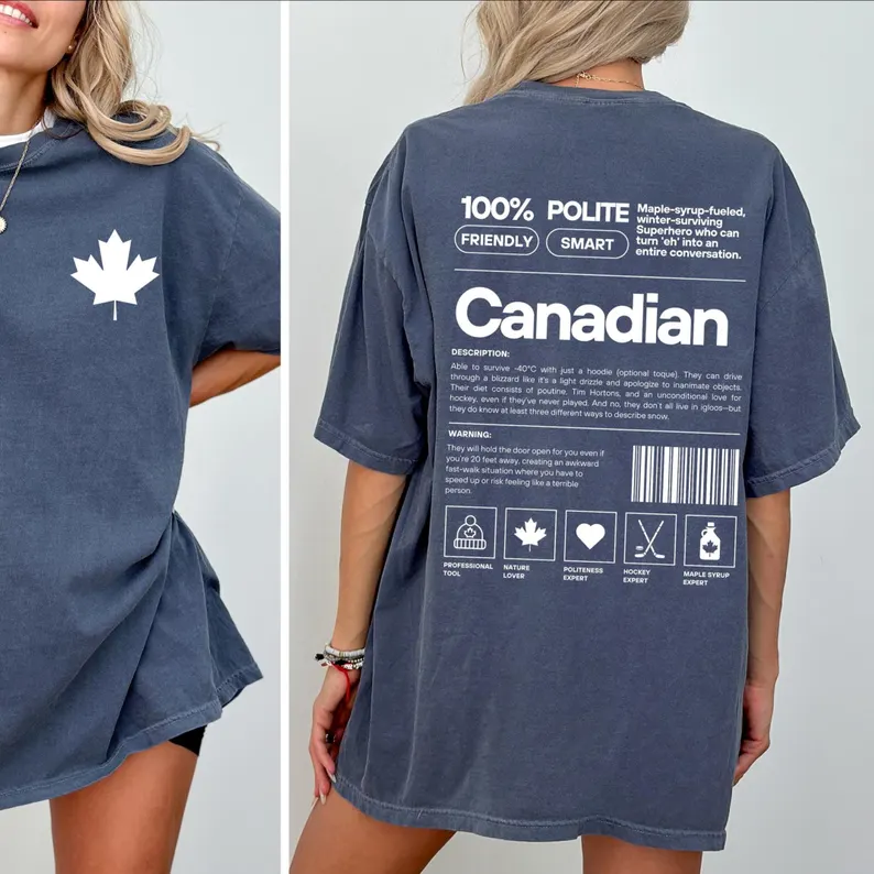 100% Canadian T-Shirt – Proud Canada Tee, Maple Leaf Shirt, Canada Day Outfit