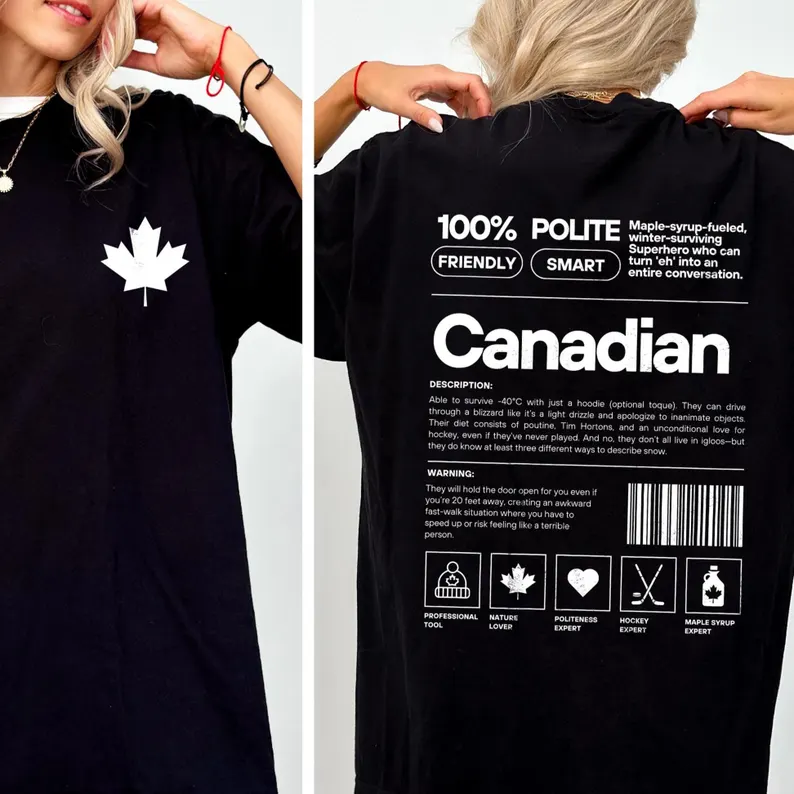 100% Canadian T-Shirt – Proud Canada Tee, Maple Leaf Shirt, Canada Day Outfit